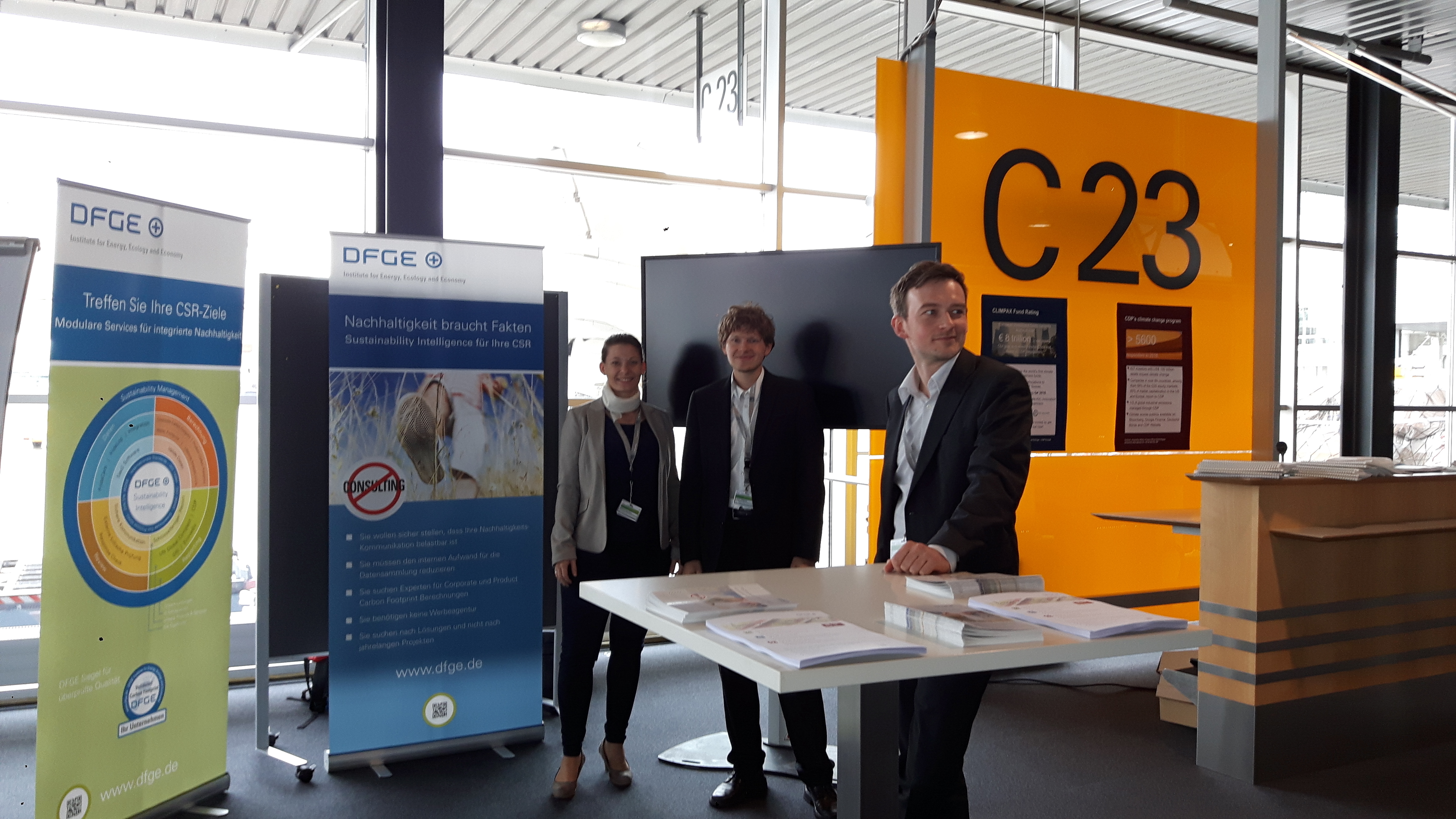 DFGE member at the CDP conference munich