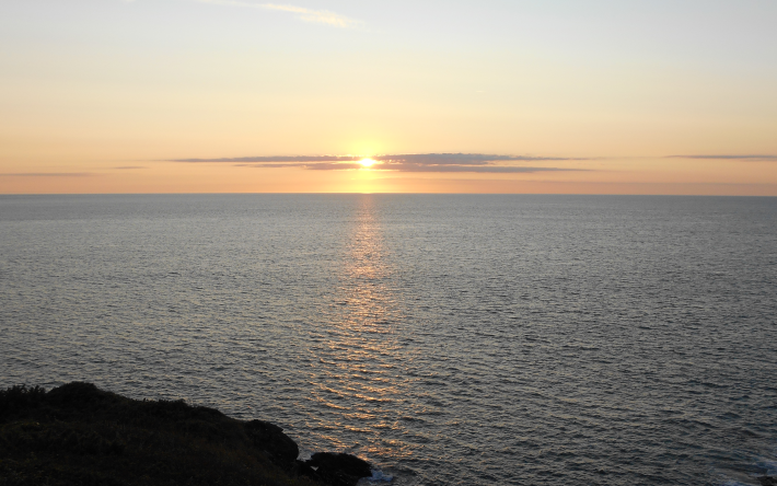 picture of a sunset on the sea visualizing the blog entry about IEA 2016