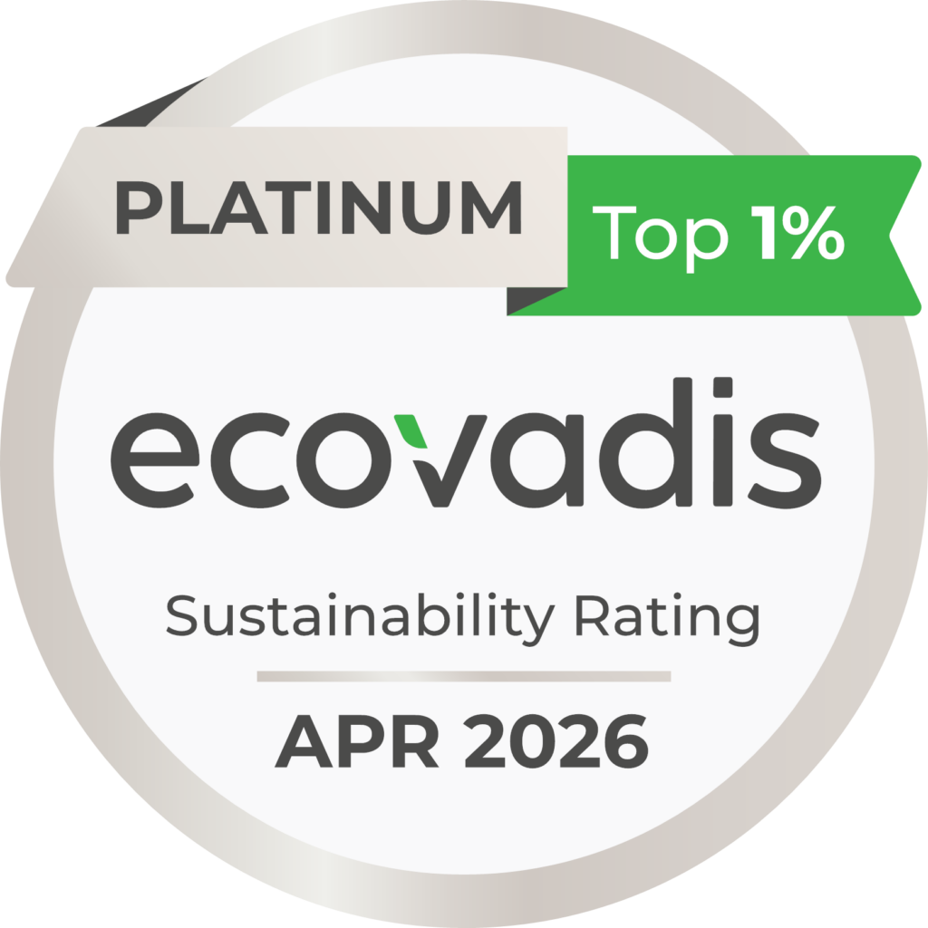 EcoVadis Platinum Medaille der DFGE