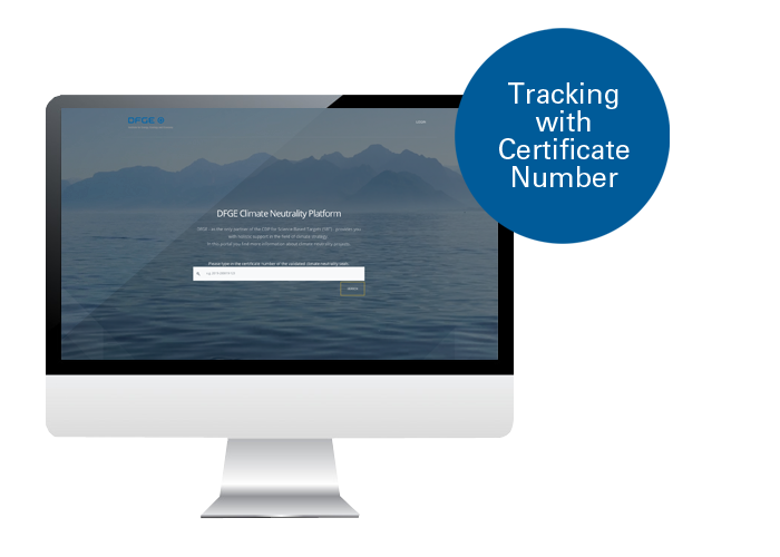 DFGE Climate Neutrality Portal