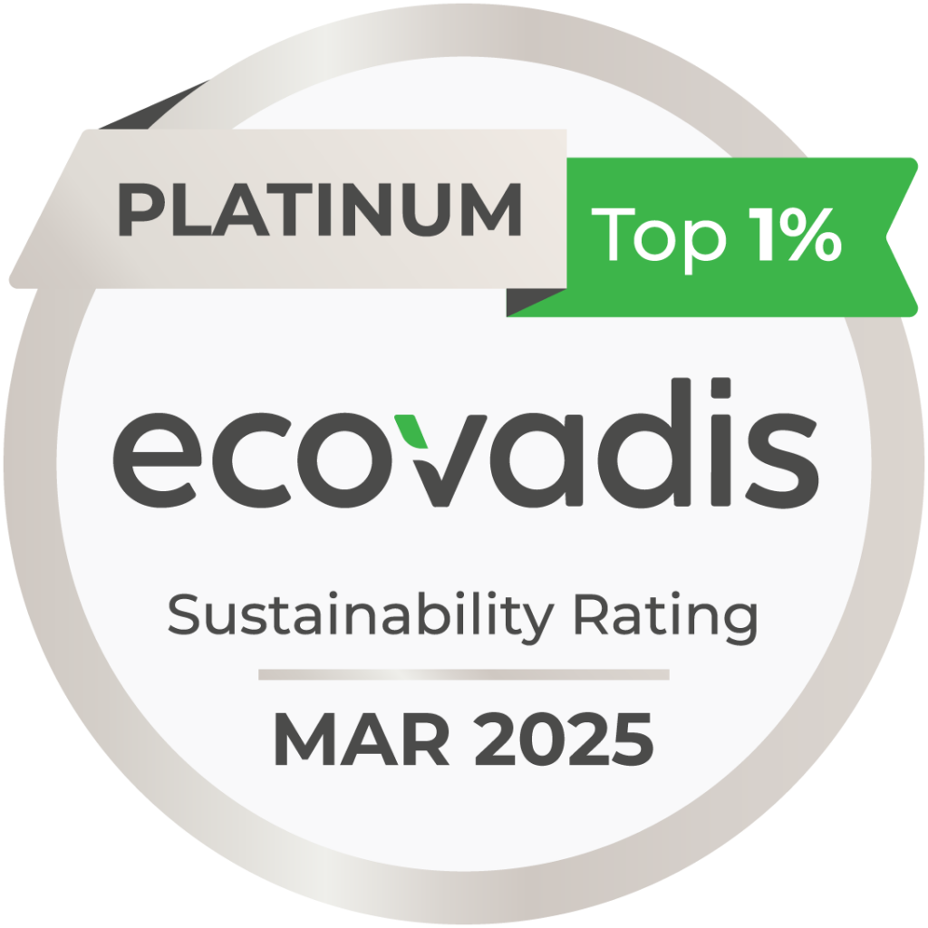 EcoVadis Platinum Medaille 2025