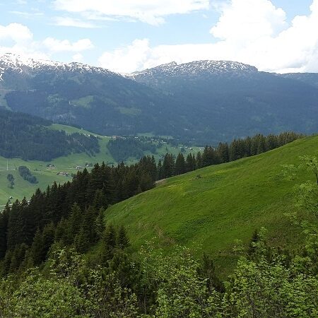 picture of a mountain view visualizing the article about carbon footprint