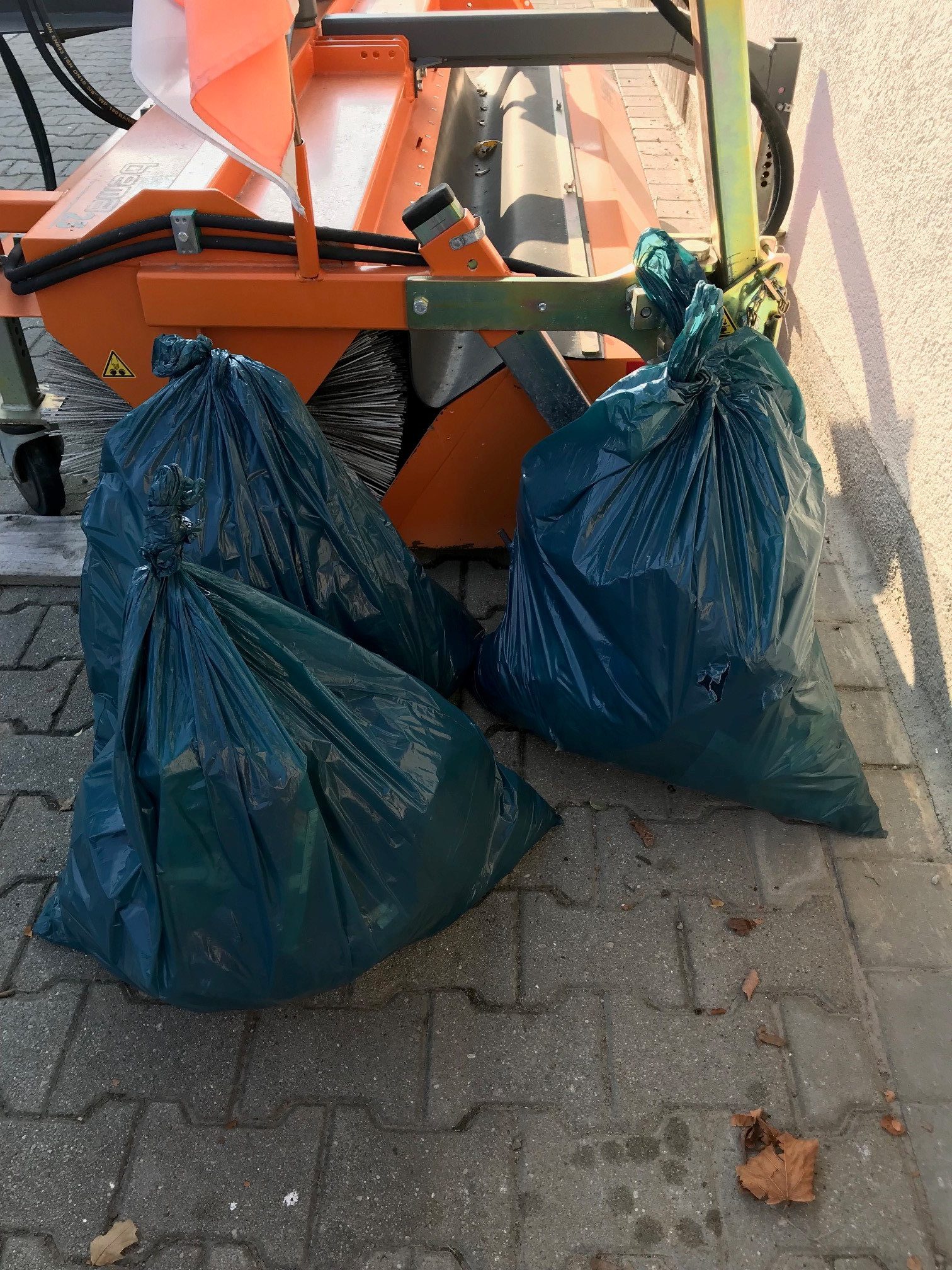 picture of three garbage bags from the ramadama